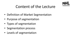 segmentation