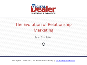Sean Stapleton - 18th Digital Dealer Conference & Exposition