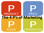 1. The 4 P`s of Marketing