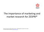 Importance of Marketing and market research for Zespri