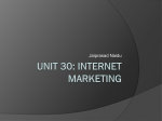 unit 30 - Internet Marketing