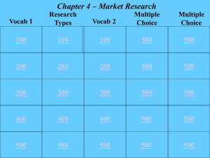 - Chap 4 Jeopardy Review