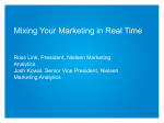 Mixing Your Marketing in Real Time