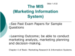 Understanding the Micro and Macro Environment