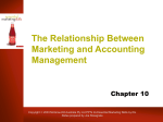 The Relationship Between Marketing and Accounting Management