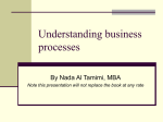 Understanding business processes