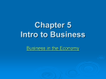 Chapter 3 Intro to Business