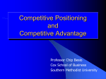 Competitve Positioning - Southern Methodist University