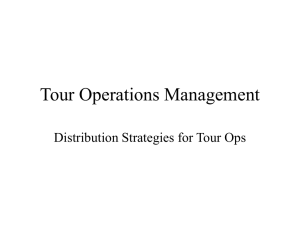 Tour Operations Management