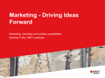 Marketing - Driving Ideas Forward