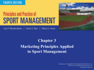 Principles & Practice of Sport Management