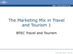 ###The Marketing Mix in Travel and Tourism 1