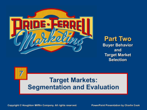 Marketing 12e - Pride and Ferrell
