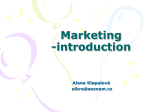 Marketing -introduction