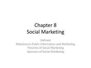 Social marketing