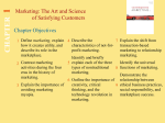 Marketing: The Art & Science of Satisfying Customers