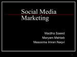 Social Media Marketing - socialcomputing-iba