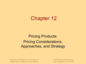 Pricing Products