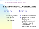 3. Environmental Constraints