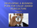 Contingency Plans - Agricultural Marketing Resource Center