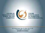Centre of Excellence for Public Sector Marketing