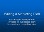 Writing a Marketing Plan