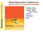 Market Segmentation