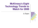 Chapter8-McKinsey`s Eight Technology Trends to Watch for 2008