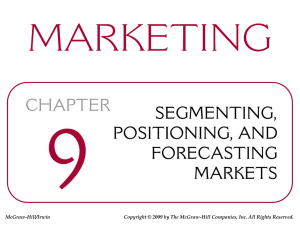 WHY SEGMENT MARKETS?