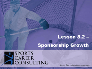 Lesson 8.2 - Slides-Sponsorship Growth