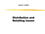 week7-distribution and retailing