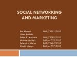 social networking and marketing