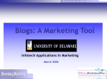 Blogs a Marketing Tool