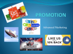 Promotion and the Promotional Plan