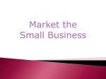 Market the Small Business - Part 1 - NSW E