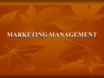 marketing management