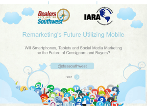 Will Smartphones, Tablets and Social Media Marketing be the