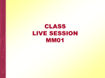 class 1 live session