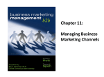 Managing Business Marketing Channels