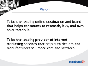 Autobytel Vision and Values