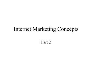 Internet Marketing Concepts