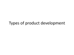 Types of product development