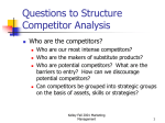 Questions to Structure Competitor Analysis