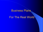 Parts of a Business Plan