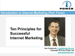 Introduction to Internet Marketing