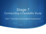 Conducting a Feasibility Study