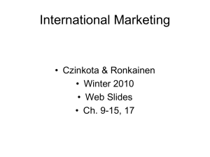 International Marketing