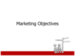 Marketing Objectives - MrB-business