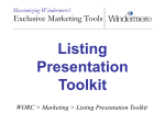 Listing Presentation Toolkit