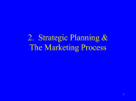 2. Strategic Planning & The Marketing Process